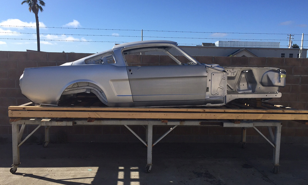rc mustang body shell