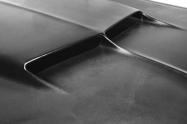 67-68 Mustang Hood w/ Highrise Shelby Style Scoop - Image 4