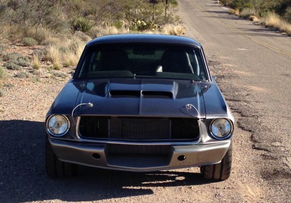 67-68 Mustang Hood w/ Highrise Shelby Style Scoop - Image 8