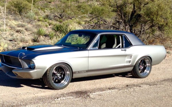 67-68 Mustang Hood w/ Highrise Shelby Style Scoop - Image 7