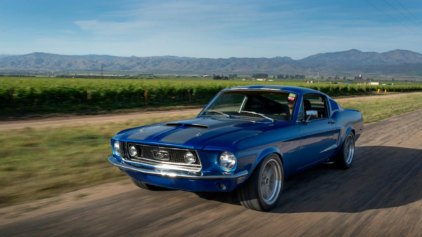 67-68 Mustang Hood w/ Shelby Style Scoop - Image 6