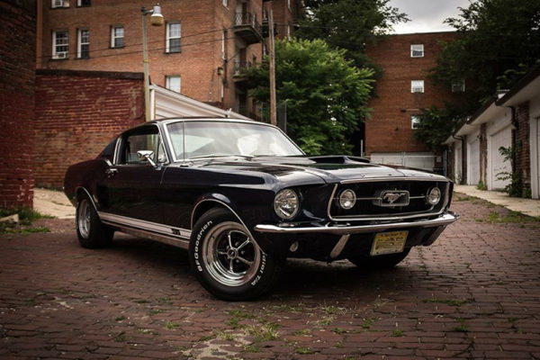 67-68 Mustang Hood w/ Shelby Style Scoop - Image 5